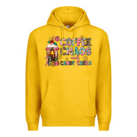 Lemon coffee chaos and candy canes Premium Hoodie - AdoDesignShop