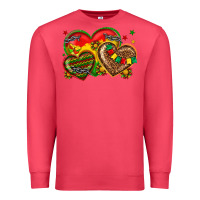 Cardinal juneteenth heart Premium Sweatshirt - texasbilliewilder