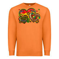 Carrot juneteenth heart Premium Sweatshirt - texasbilliewilder