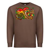 Chestnut juneteenth heart Premium Sweatshirt - texasbilliewilder
