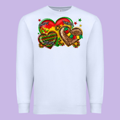 Premium Sweatshirt juneteenth heart