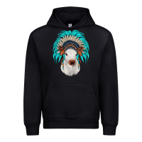 Calf Indian Headdress Urban Hoodie | Teevron