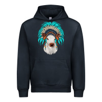 Navy calf indian headdress Urban Hoodie - JahusDesignShop