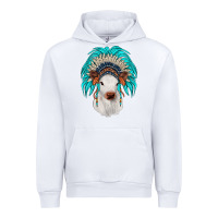 White calf indian headdress Urban Hoodie - JahusDesignShop