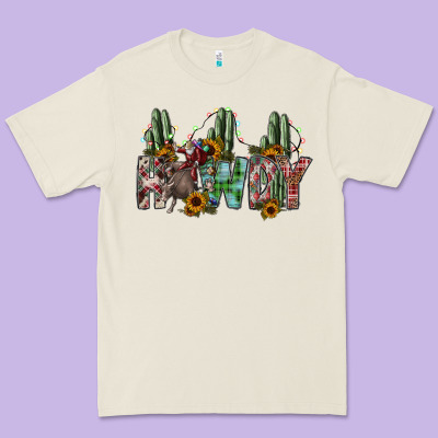 Howdy Premium Tee Designed By Sublimationcraftshop