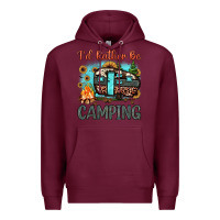 Burgundy i'd rather be camping Premium Hoodie - JahusDesignShop