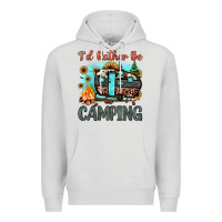 Dove Grey i'd rather be camping Premium Hoodie - JahusDesignShop
