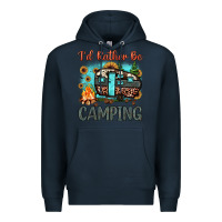 Navy i'd rather be camping Premium Hoodie - JahusDesignShop