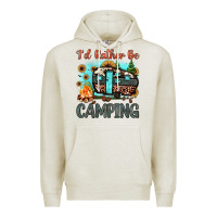 Oatmeal Heather i'd rather be camping Premium Hoodie - JahusDesignShop