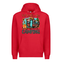 Red i'd rather be camping Premium Hoodie - JahusDesignShop