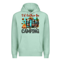Seafoam i'd rather be camping Premium Hoodie - JahusDesignShop