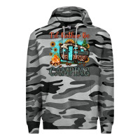 Slate Camo i'd rather be camping Premium Hoodie - JahusDesignShop