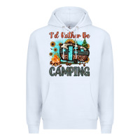 White i'd rather be camping Premium Hoodie - JahusDesignShop