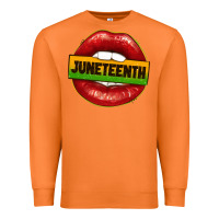 Carrot juneteenth lips Premium Sweatshirt - texasbilliewilder