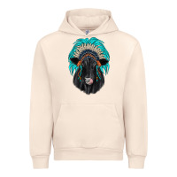 Sandshell black angus indian headdress Urban Hoodie - JahusDesignShop