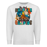 Oatmeal Heather the best memories are made camping Premium Sweatshirt - Zillion Design Studio