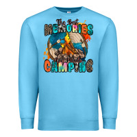 Ocean Blue the best memories are made camping Premium Sweatshirt - Zillion Design Studio