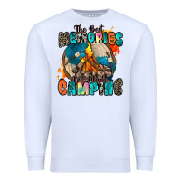 White the best memories are made camping Premium Sweatshirt - Zillion Design Studio