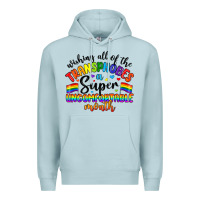 Blue Mist wishing all of the transphobes uncomfortable month Premium Hoodie - Artiststas