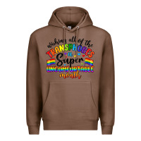 Chestnut wishing all of the transphobes uncomfortable month Premium Hoodie - Artiststas