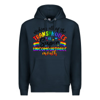 Navy wishing all of the transphobes uncomfortable month Premium Hoodie - Artiststas
