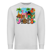 Dove Grey summer vibes camp Premium Sweatshirt - Zillion Design Studio