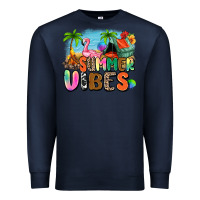 Navy summer vibes camp Premium Sweatshirt - Zillion Design Studio
