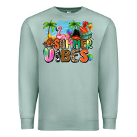 Seafoam summer vibes camp Premium Sweatshirt - Zillion Design Studio