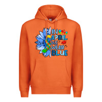 Carrot in april we wear blue sunflower Premium Hoodie - Artiststas