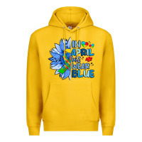 Lemon in april we wear blue sunflower Premium Hoodie - Artiststas