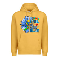 Mustard in april we wear blue sunflower Premium Hoodie - Artiststas
