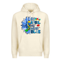 Sandshell in april we wear blue sunflower Premium Hoodie - Artiststas