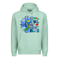Seafoam in april we wear blue sunflower Premium Hoodie - Artiststas