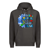 Smoke in april we wear blue sunflower Premium Hoodie - Artiststas