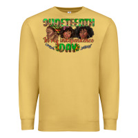 Antique Gold juneteenth in my independence day Premium Sweatshirt - texasbilliewilder