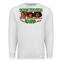 Oatmeal Heather juneteenth in my independence day Premium Sweatshirt - texasbilliewilder