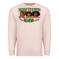 Pale Pink juneteenth in my independence day Premium Sweatshirt - texasbilliewilder