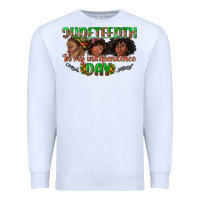 White juneteenth in my independence day Premium Sweatshirt - texasbilliewilder