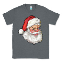 Charcoal Heather santa Classic Tee - RanaPortraitStore