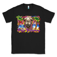 Black hello summer camel at the beach Classic Tee - BarkalooDesign