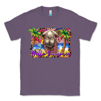 Lavender hello summer camel at the beach Classic Tee - BarkalooDesign