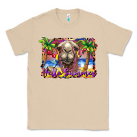 Mushroom hello summer camel at the beach Classic Tee - BarkalooDesign