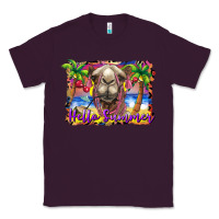 Plum hello summer camel at the beach Classic Tee - BarkalooDesign