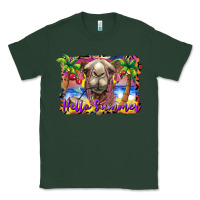 Sports Green hello summer camel at the beach Classic Tee - BarkalooDesign