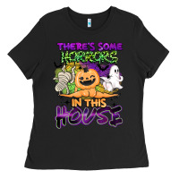 Black theres some horrors in this house Ladies Tee - BarkalooDesign