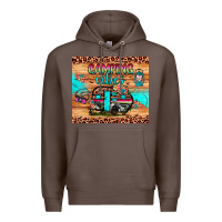 Coffee camping vibes Premium Hoodie - JahusDesignShop