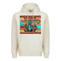 Oatmeal Heather camping vibes Premium Hoodie - JahusDesignShop