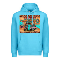 Ocean Blue camping vibes Premium Hoodie - JahusDesignShop