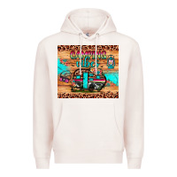 Pale Pink camping vibes Premium Hoodie - JahusDesignShop