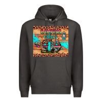Smoke camping vibes Premium Hoodie - JahusDesignShop